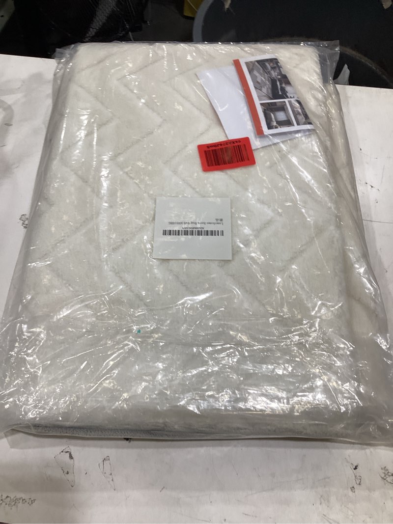 Condition photo showing New/Like New for area rug 4x6,washable area rugs with non-slip tpr backing design,fluffy soft feeling, high traffic,durable,area rug for living room,bedroom,home office,beige beige 4' x 6' (rectangular)