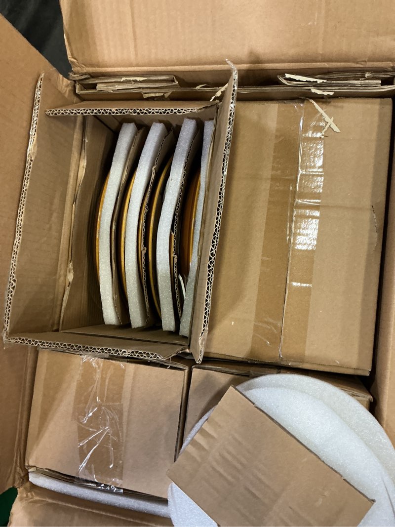 Condition photo showing Good Condition for leratio ceramic dinnerware sets for 8,stoneware plates and bowls sets,handmade reactive glaze dishes set,chip resistant and scratch resistant | oven&dishwasher & microwave safe-kahki (24pcs) service for 8-24pcs dreamy moonlight-kahki