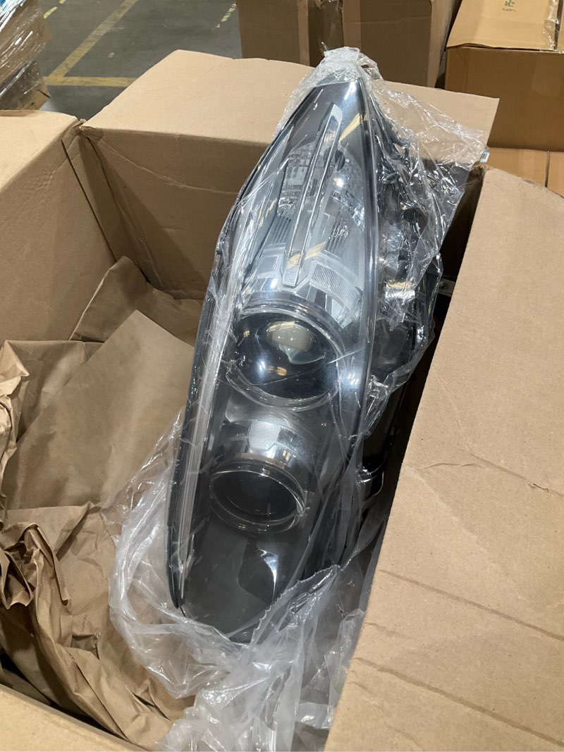 Condition photo showing Good Condition for dasbecan hid/xenon w/afs type headlight compatible with 2011-2013 bmw 5 series 528i 535i 550i m5 left driver side housing chrome clear headlight assembly replaces# 63117271907 hid 2011-2013 bmw 5 series hid left w/afs
