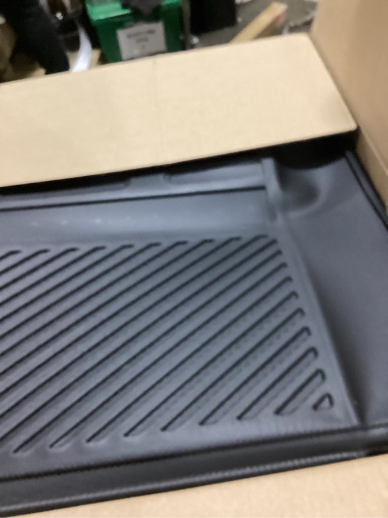 Condition photo showing As Is for mabett cargo liner non-slip mat for ford bronco accessories, all-weather protection trunk mat fit bronco 2026,2021-2025 4-door black truck mats