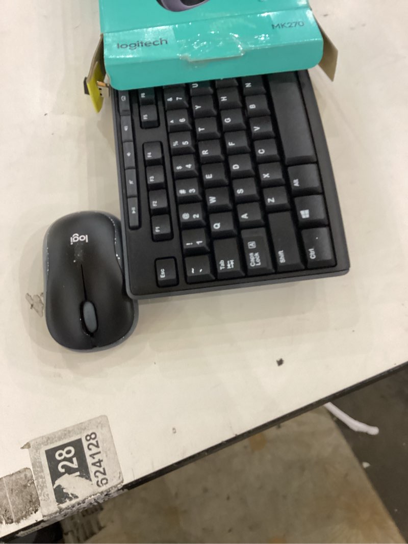 MK270 wireless mouse and keyboard