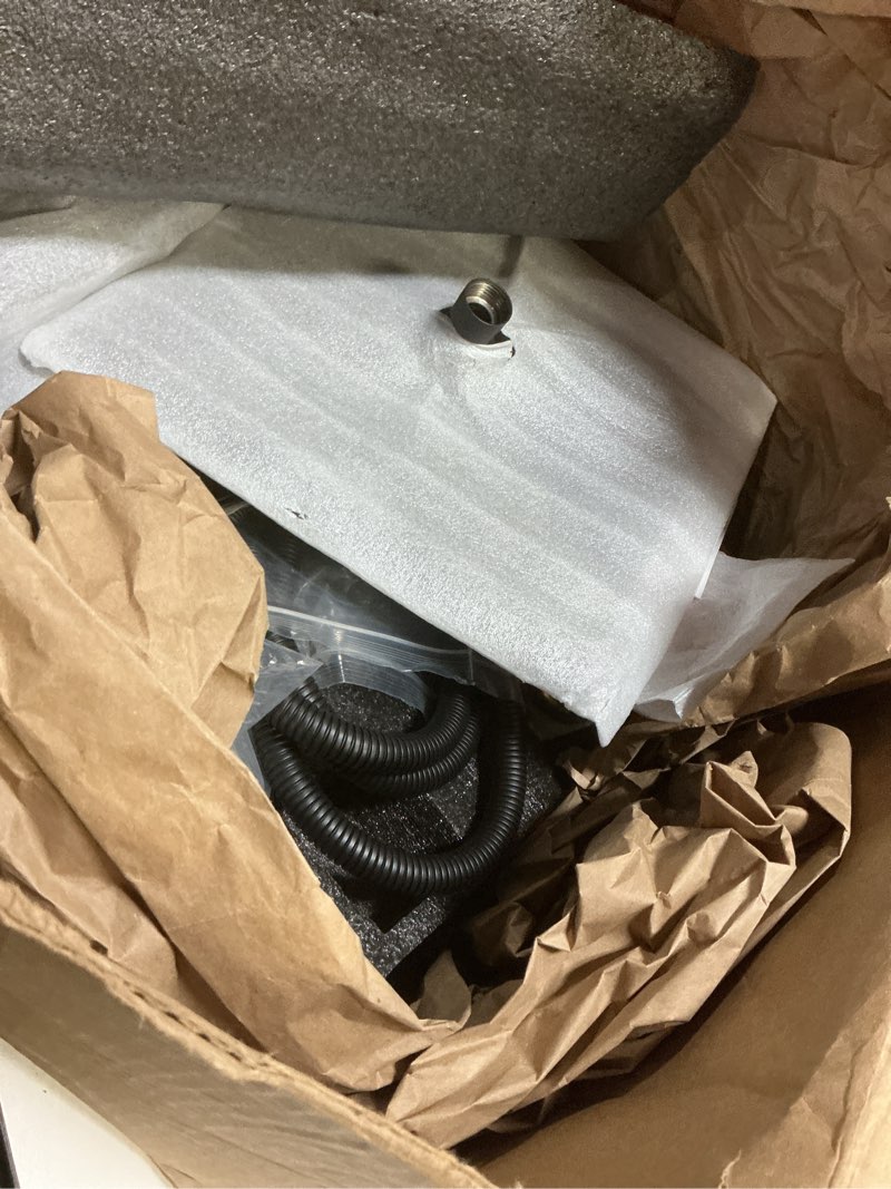 Condition photo showing As Is for 10 inch Matte Black Shower System with Tub Spout, Shower Faucet Set with Rain Shower Head and Handheld 3-Setting, Waterfall Bathtub Spout Rainfall Shower Combo Set for Bathroom Wall Mounted Matte Black - With Bathtub Spout 10 IN