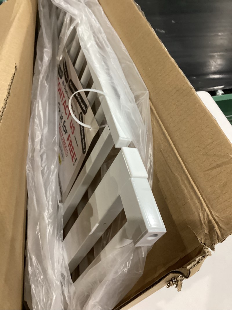 Condition photo showing Good Condition for lumizone extra tall cat gate 55.12" high pressure mounted extra wide 2025 new (17 sizes) 1.37" gap no drilling auto-close one-handed operation tall pet gate for dogs(white, 55.12" h x 29.92"-34.24" w) 55.12" h-white 29.92"-34.24" w