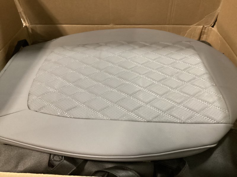 Condition photo showing Good Condition for MIROZO RAV4 Seat Covers Non Hybrid,Car Seat Covers Full Set,Automotive Seat Covers Grey Leather Cover Fits for 2019-2025 Toyota RAV4 Non-Hybrid LE,XLE,XLE Premium,Limited (Not for Adv & TRD-Off,Grey) Grey 2019-2025 rav4(Not for Hybrid,Adventure&TRD-OFF)