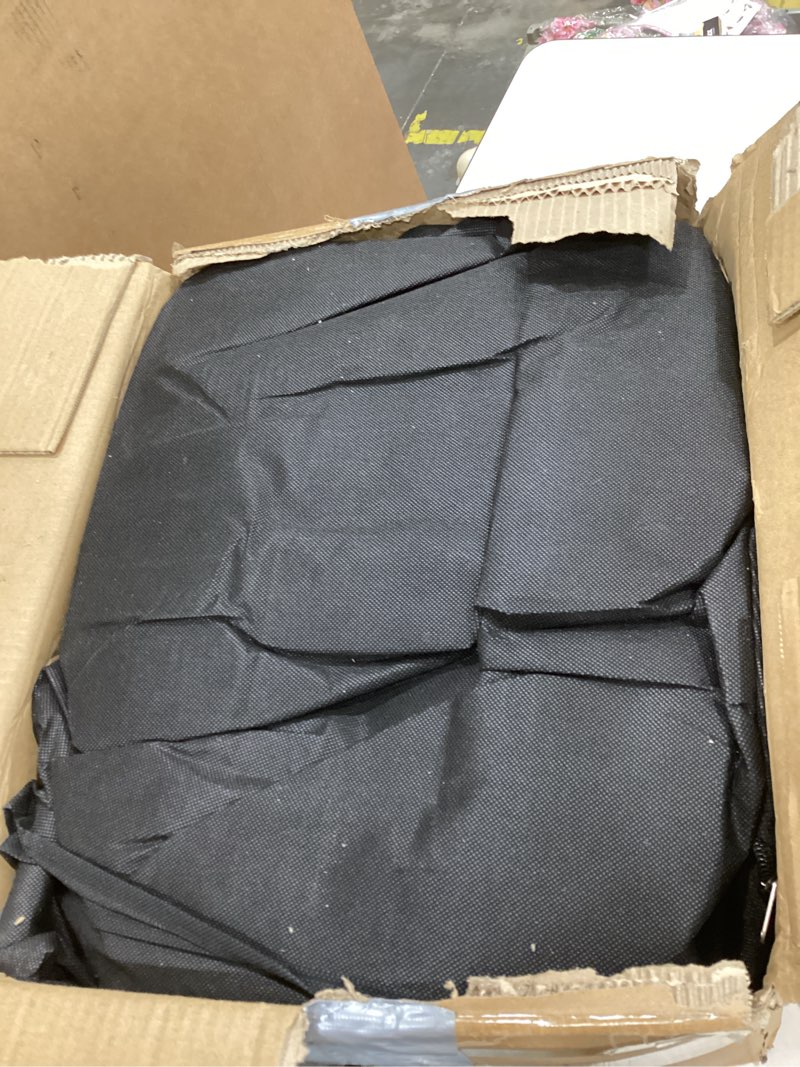 Condition photo showing Good Condition for calmootey portable closet organizers, clothing storage, wardrobe with 6 shelves and hanging rod, non-woven fabric cover with 4 side pockets, black