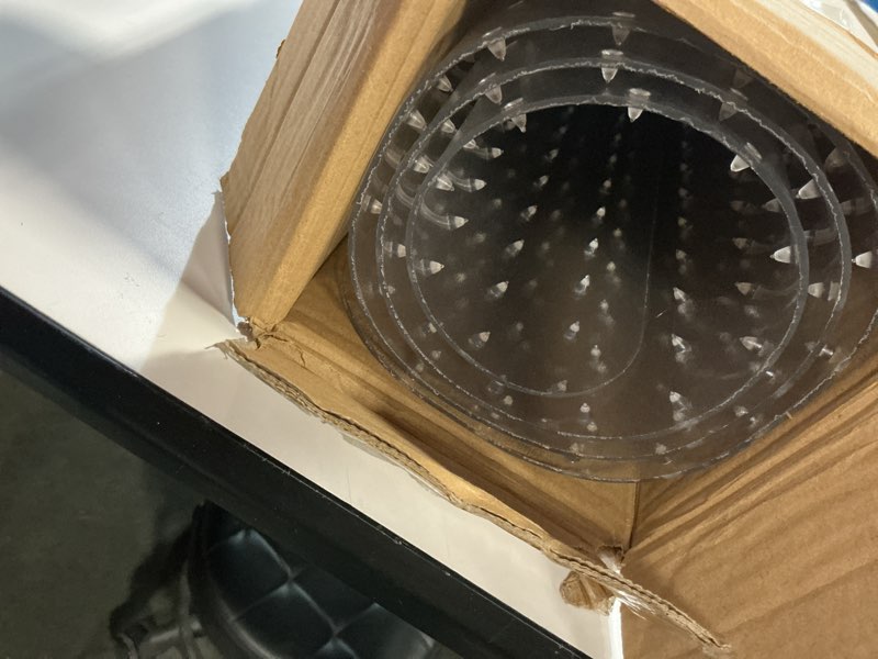 Condition photo showing Good Condition for SHAREWIN Office Chair Mat for Carpet Floors, 48" x 30" Clear Desk Chair Mats for Low Pile Carpeted Protector, Sturdy PVC Computer Chair Mats Anti-Slip and Easy to Clean for Home & Office 48"x30" Rectangle Clear for Carpets