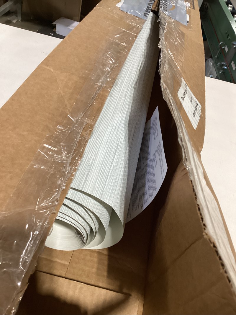 Condition photo showing Good Condition for NuWallpaper x Social Social Whisper Blue Classic Faux Grasscloth Peel & Stick Wallpaper Blue Wallpaper