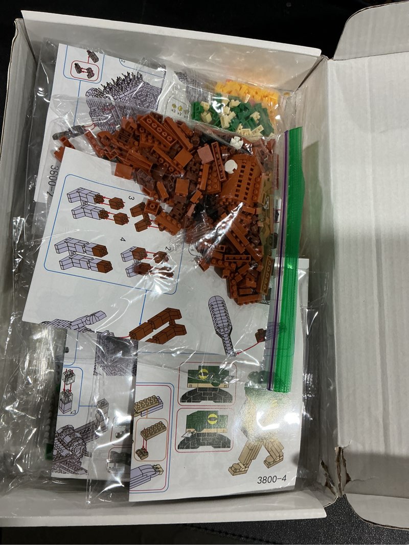 Condition photo showing As Is for Myth Qholve Italian Brainrot Building Bricks Set 8 Models Creative Animal & Character Blocks Fun Collectible Toy for Kids & Adults