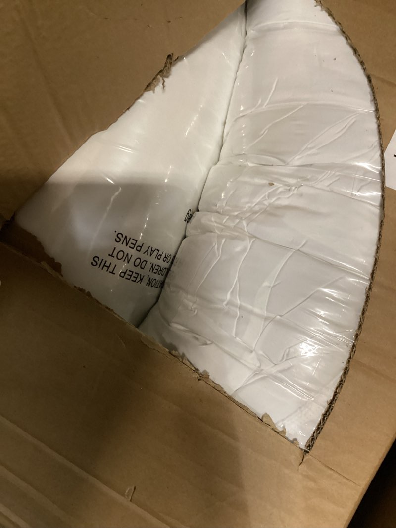 Condition photo showing New/Like New for serta down illusion soft hypoallergenic soft/medium bed pillows for side, stomach or back sleepers (2 pack), king, white white king soft/medium