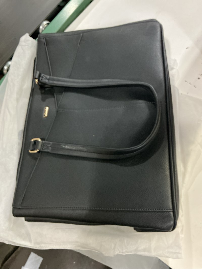 Condition photo showing Good Condition for lovevook lunch tote bag for women, laptop bag for work with insulated lunch compartment 15.6 inch 2 in 1 lunch tote large capacity computer handbag for work, teacher, nurse, office, casual 15.6 inch-lunch compartment black 15.6 inch with lunch compartment