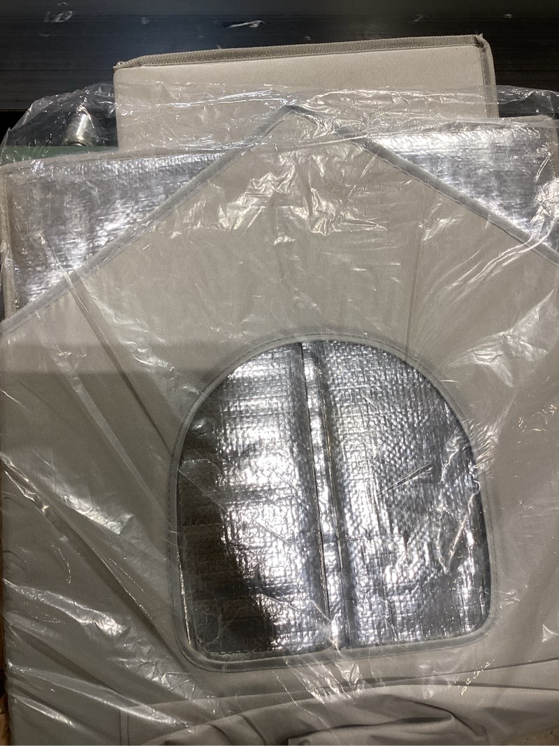 Condition photo showing New/Like New for Cat House for Outside&Indoor,Insulated and Weatherproof,Foldable Cats Shelter, Easy to Put Together, Selfwarming Cat Shelter for Winter,Large Cave Bed for Garden(22 x 22 x 26 inch,XL,Normal) Normal XL