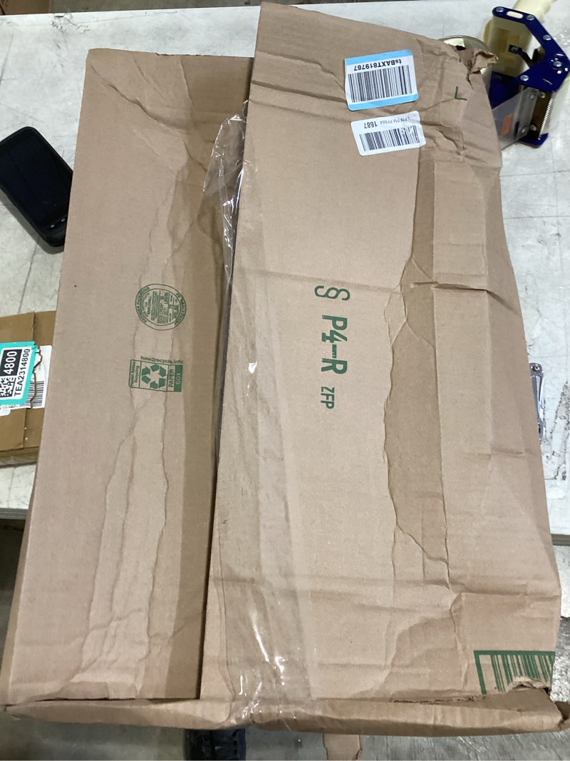 Condition photo showing New/Like New for Amaredom Laptop Bed Desk Tray Bed Table, Foldable Portable Lap Desk Notebook Stand Reading Holder with Storage Drawer and Cup Holder for Eating Breakfast on Bed/Couch/Sofa-White Oak