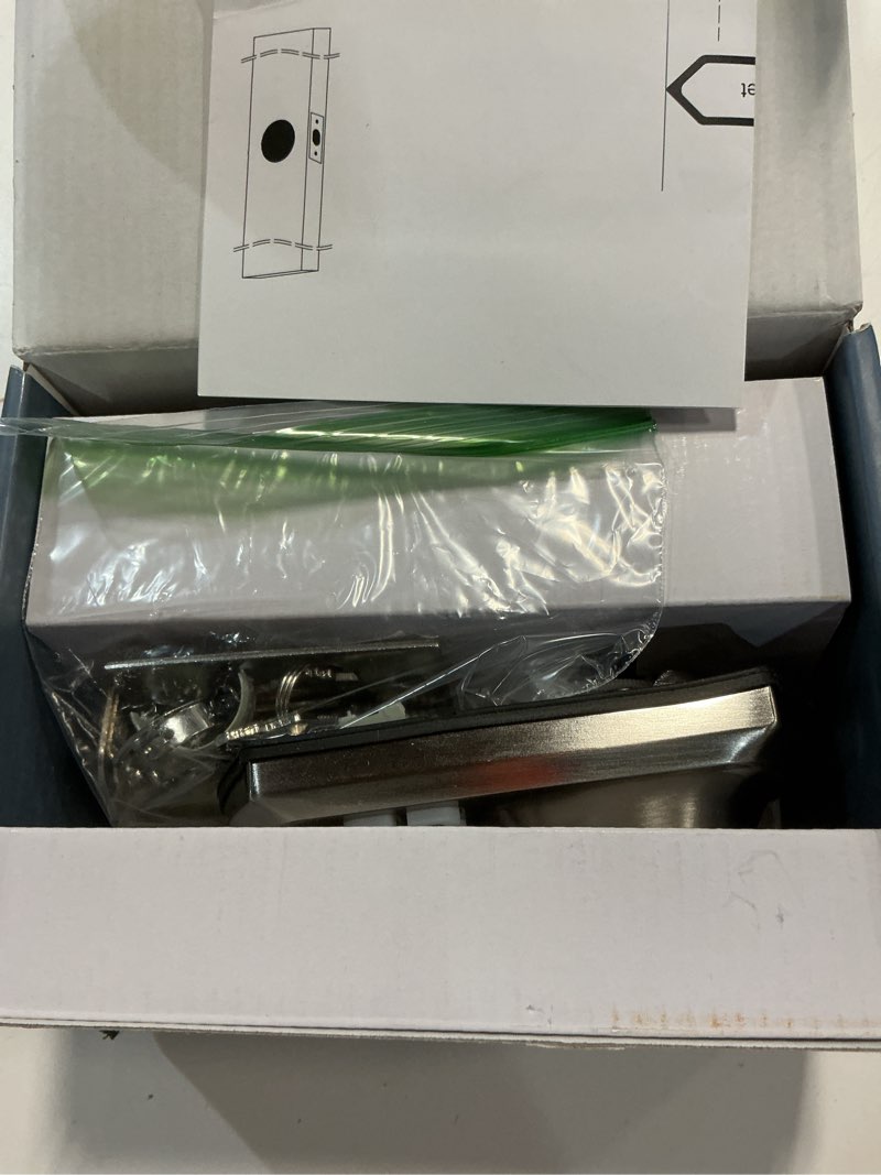 Condition photo showing Good Condition for TEEHO TE001 Keyless Entry Door Lock with Keypad - Smart Deadbolt Lock for Front Door with 2 Keys - Auto Lock - Easy Installation - Satin Nickel Traditional Satin Nickel