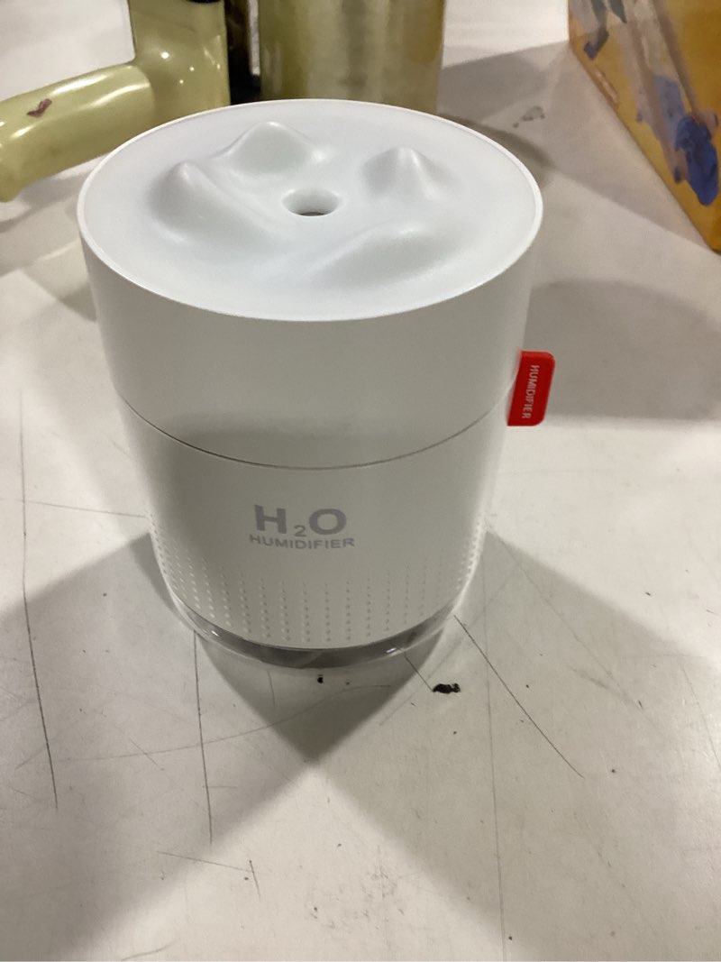Condition photo showing New/Like New for Portable Mini Humidifier, 500ml Small Cool Mist Humidifier, USB Personal Desktop Humidifiers for Baby Bedroom Travel Office Home, Auto Shut-Off, 2 Mist Modes, Super Quiet, White