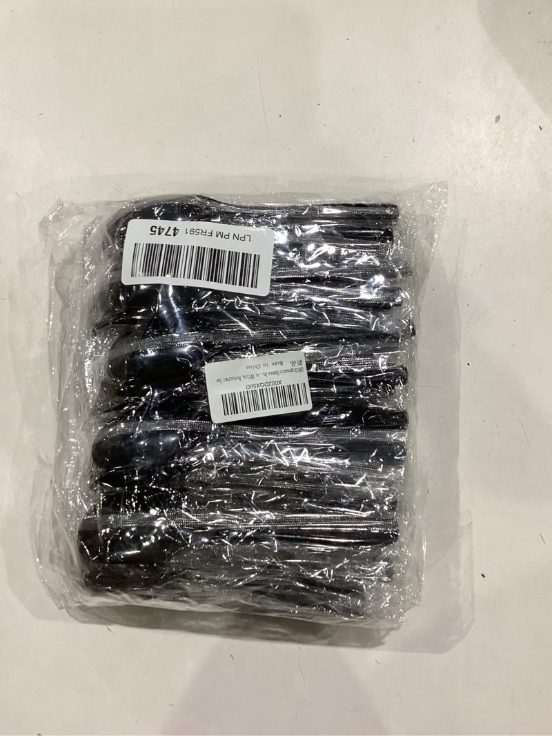 Condition photo showing Good Condition for plastic spoons individually wrapped, 100pcs heavy duty disposable spoons bulk - ideal for parties, restaurants, travel & takeout black