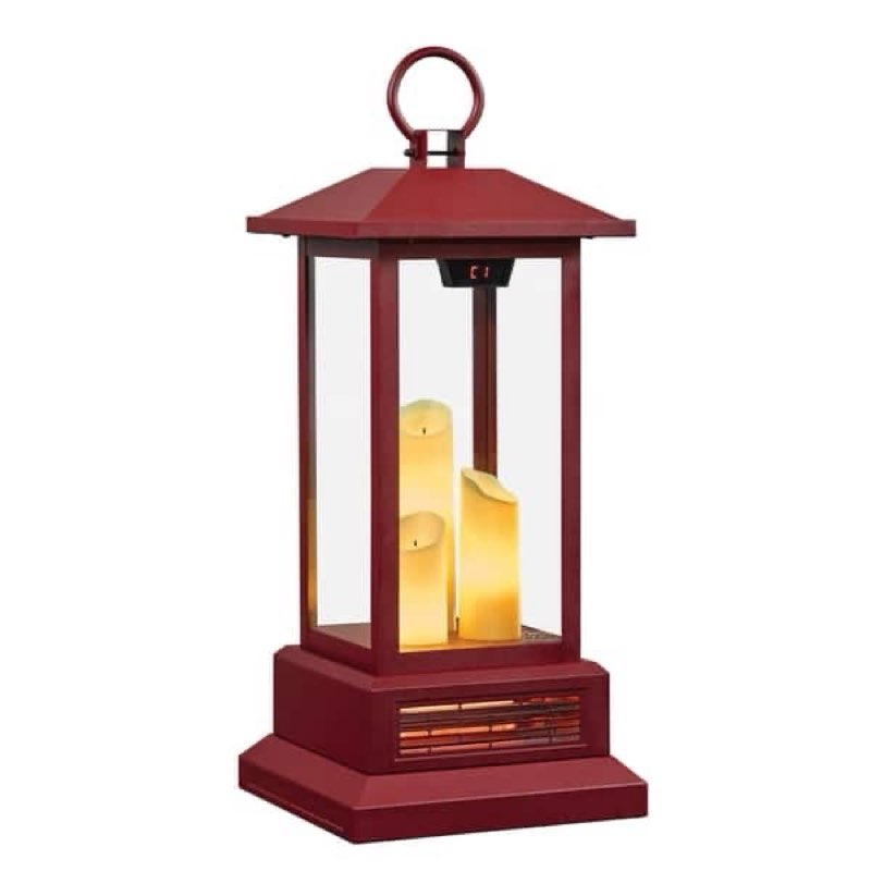 duraflame Electric Lantern with Infrared Heat and Remote Control