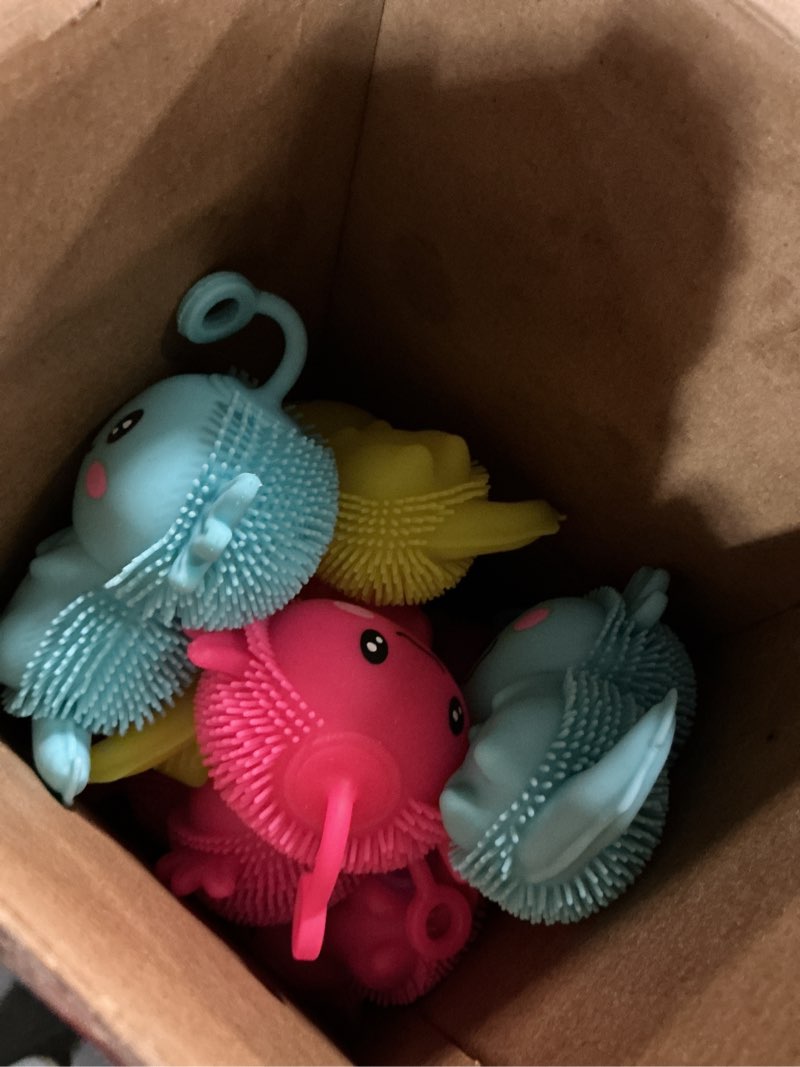Condition photo showing Good Condition for meooeck 24 pcs axolotls stress balls for adults mini axolotls stretchy fidget ball fake animal squeeze balls for easter basket stuffer easter egg filler party gift adhd autism anxiety 24 standing axolotls