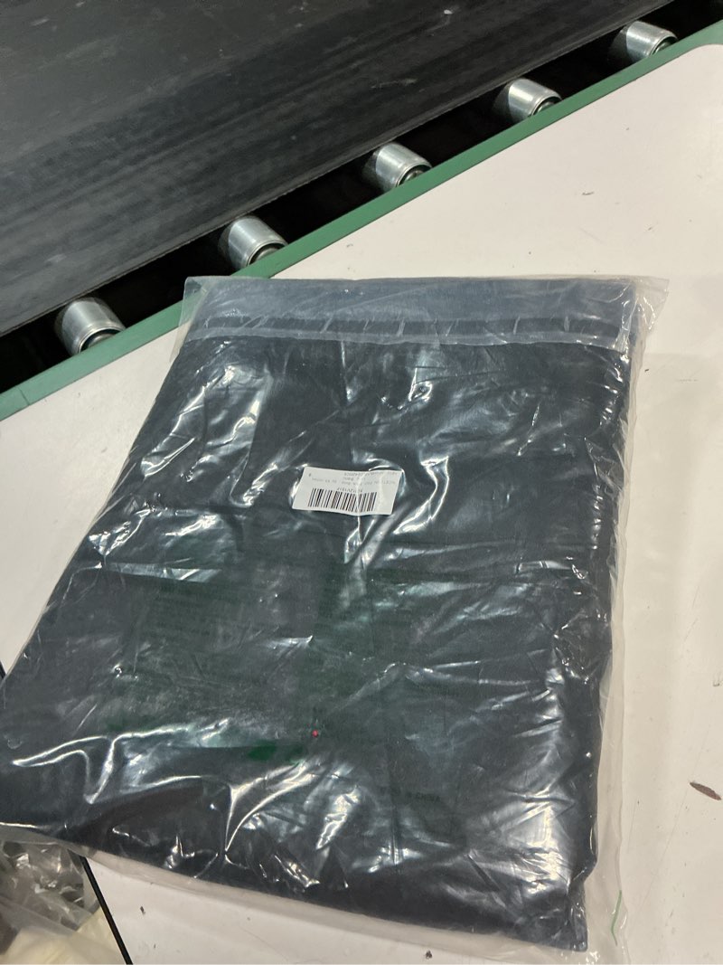 Condition photo showing Good Condition for nicetown black blackout curtains for bedroom 42" wide x 63" long 2 panels | solid grommet thermal insulated drapes, noise reducing, light blocking, room darkening decor for kitchen window treatments