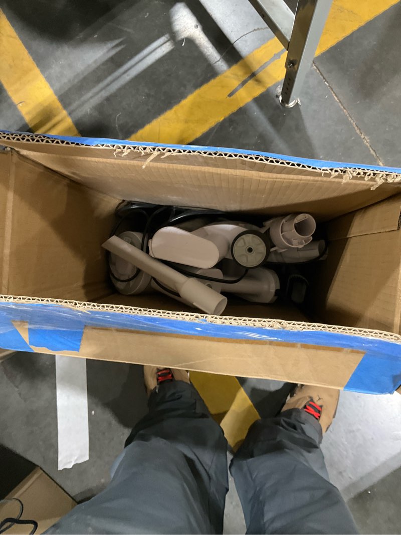 Condition photo showing As Is for FABULETTA 23Ft Corded Stick Vacuum, 600W Power Stick Vacuum Corded with Telescopic Alloy Tube, 6 in 1 Ultra- Light Corded Vacuum Cleaner Converts to a Hand Vacuum, Great for Hair & Hard Floor,Grey