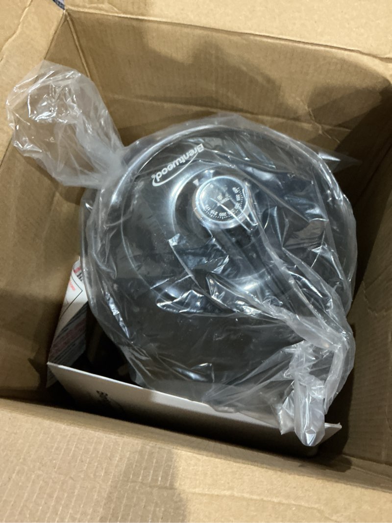 Condition photo showing Good Condition for 2-quart small electric air fryer with timer and temperature control | timer and temperature control black