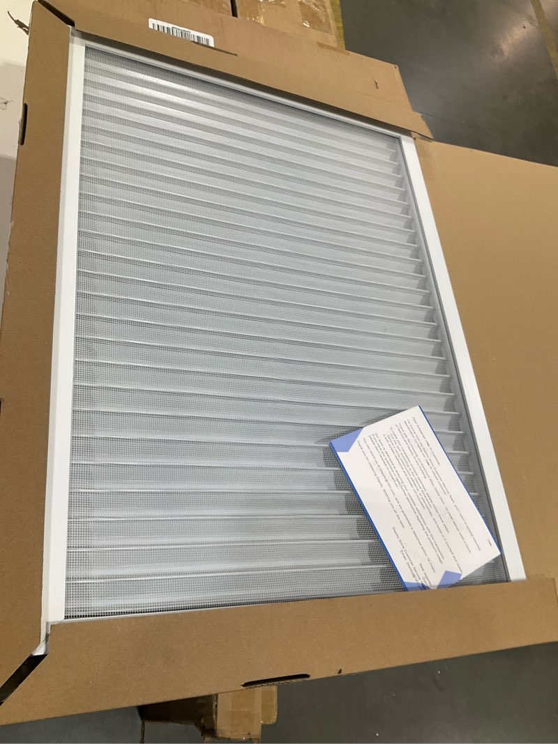 Condition photo showing Good Condition for 2-pack 14"x20" aluminum alloy gable vents – durable exterior wall vents for shed, garage, attic – vent opening: 12"x18", stylish & rust-resistant 12" x 18" vent opening - 2 pack white