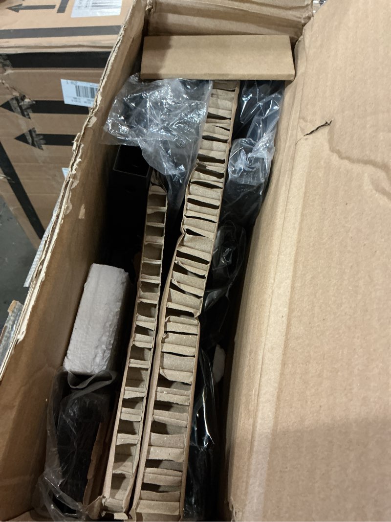 Condition photo showing Good Condition for queen size bed frame, 14 inch metal platform bed frames with heavy duty steel slat support, no box spring needed, easy assembly, under bed storage matte black queen