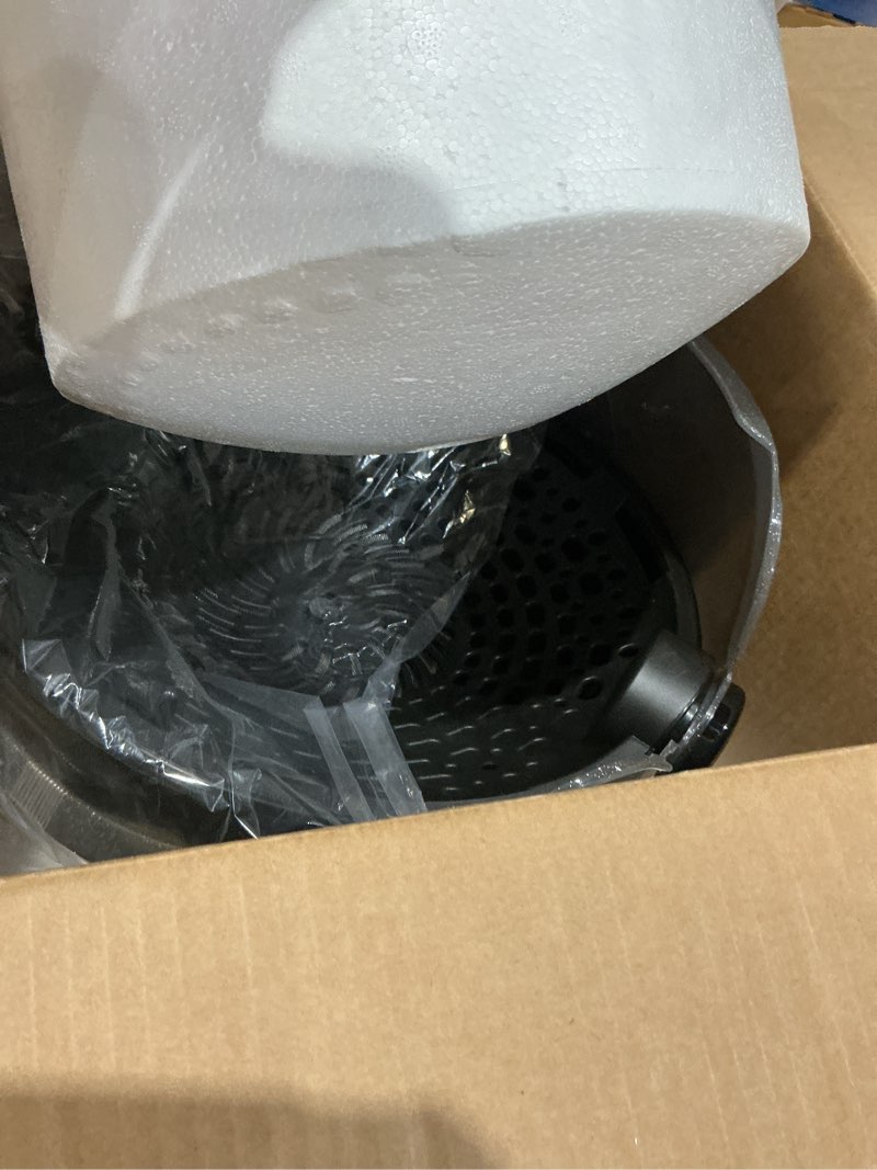 Condition photo showing New/Like New for hooded hair dryer, standing hair dryer on wheels, sit under dryer with 3 temperature settings, for salon, spa or at home use black