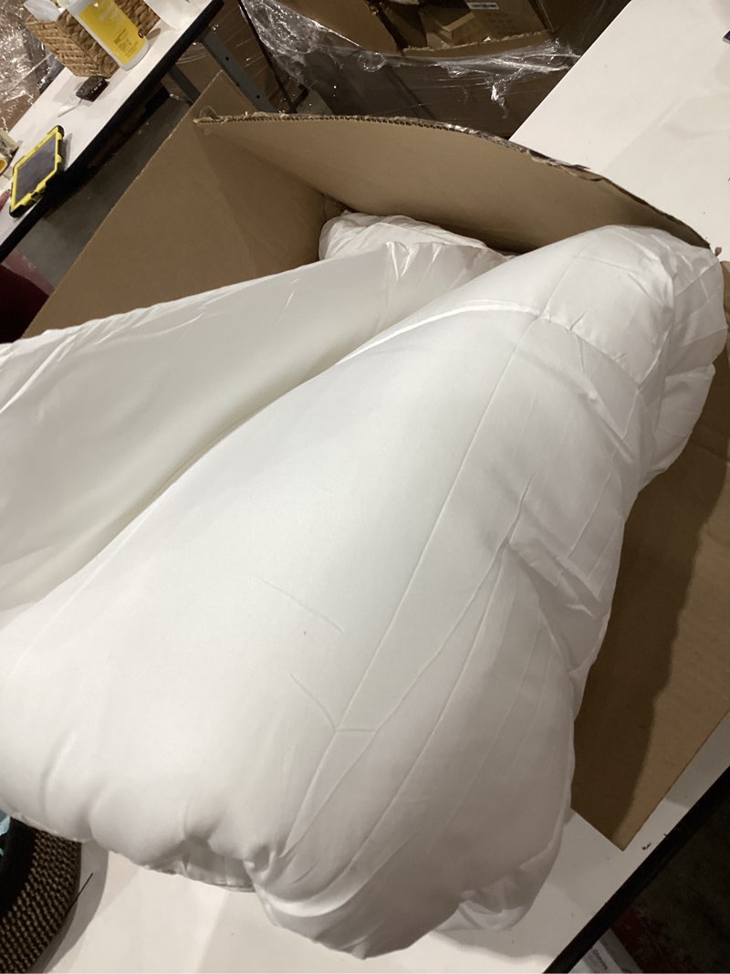 Condition photo showing Good Condition for utopia bedding comforter duvet insert, quilted comforter with corner tabs, box stitched down alternative comforters full size (white) full white
