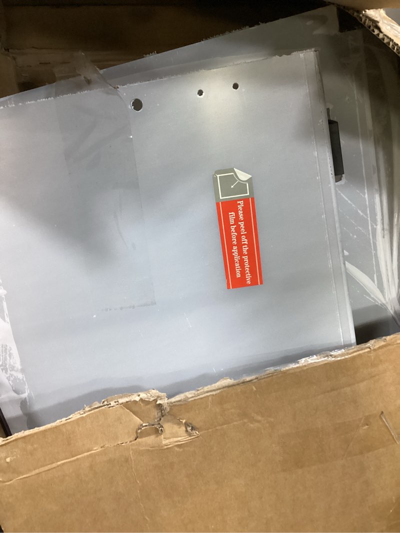 Condition photo showing As Is for ecotric front windshield compatible with ezgo express s4 l4 golf cart flip folding down windshield foldable windscreen tinted