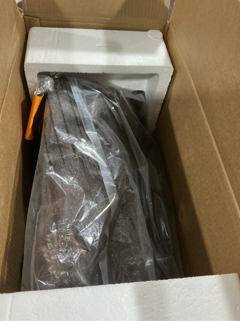 Condition photo showing As Is for Electric Fireplace Logs Inserts Heater with Infrared Remote Controller 5 Flame Brightness 24 H Timer Overheating Protection for Home and Office Decor Black