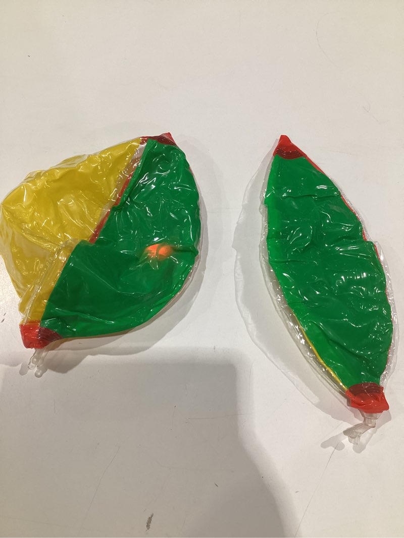 Condition photo showing Good Condition for Zhanmai 10 Pcs Glow in The Dark Beach Balls Inflatable Neon Ball Light up Balls 9 Inch Beach Pool Toys Glow in The Dark Party Supplies for Summer Pool Party
