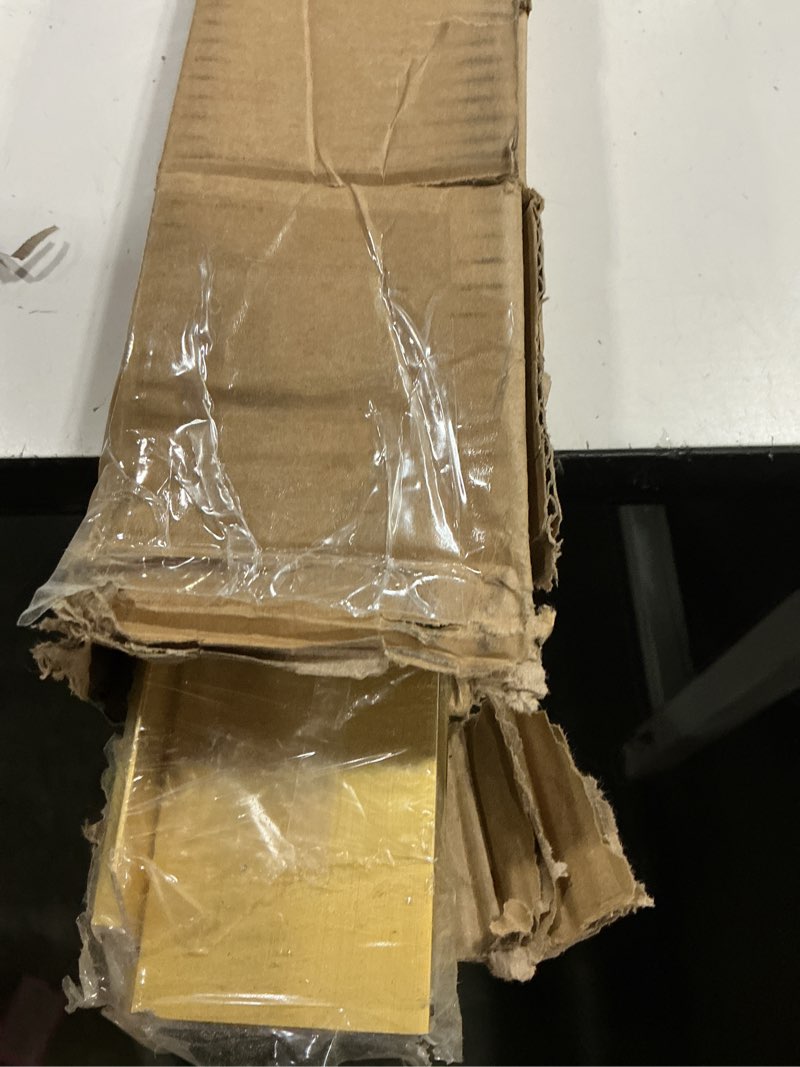 Condition photo showing New/Like New for floating frame for 32x48 canvas paintings prints, 1.5” deep diy metal floater frame for portrait landscape oil paintings art show gallery wall home office living room decor (gold) 32x48" gold