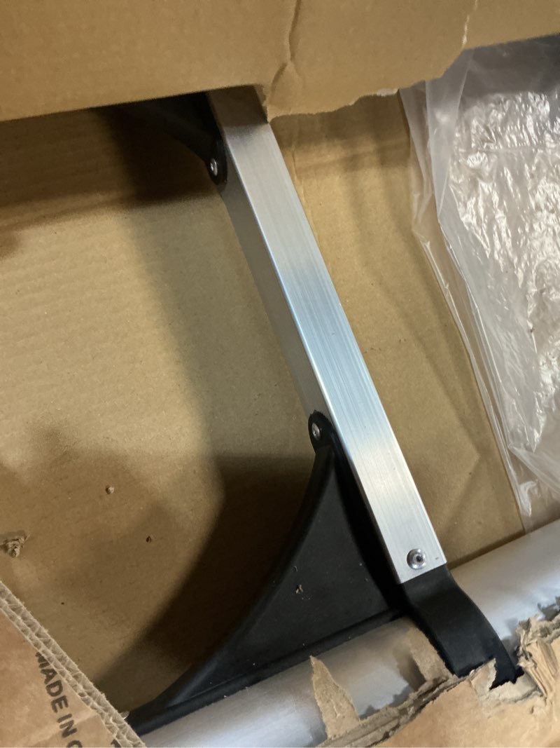 Condition photo showing Good Condition for JADDUO Aluminum Telescoping Ladder - 16.5 FT Extension Ladder with 2 Triangle Stabilizers for Attic, RV, Home & Travel Aluinum 16.5FT,Silver