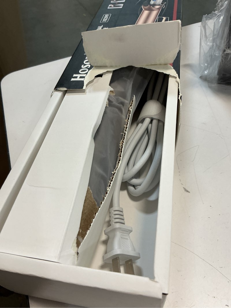 Condition photo showing Good Condition for hoson curling iron 2 inch large barrel for big curls, ceramic curling iron wand for long hair,dual voltage, 10 temp with lcd display white 2 inches
