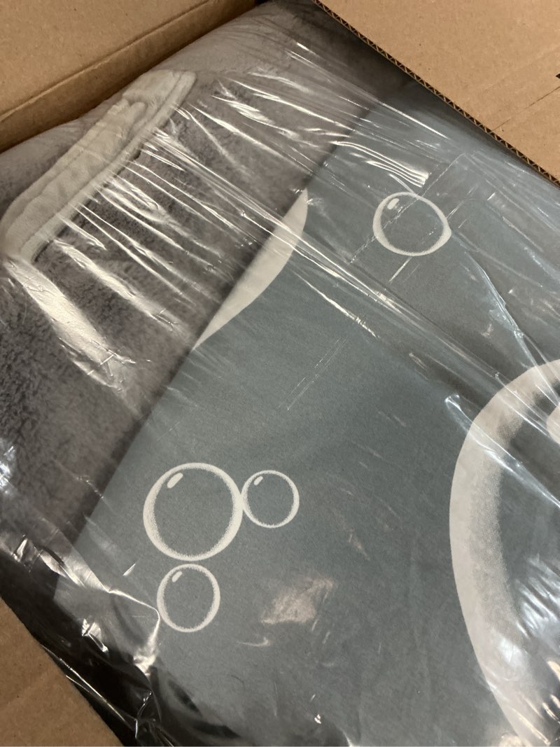 Condition photo showing Good Condition for happy nappers: pillow & sleepy sack medium - grey shark - 54 x 20inches, 2-in-1:plush animal opens into sleeping bag, soft play & nap character, kids 3 and up medium grey