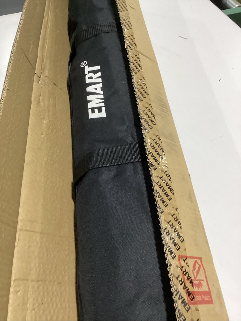 Condition photo showing Good Condition for EMART 8 x 8ft (W x H) Adjustable Photo Backdrop Banner Stand with Telescopic Tubes, Suitable for Trade Shows, Professional Photography Booths, and Step and Repeat Background Displays