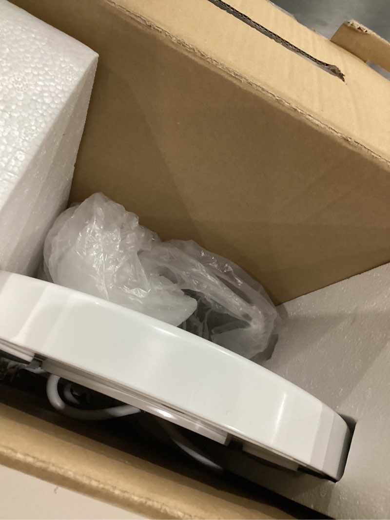 Condition photo showing Good Condition for Electric Bidet Toilet Seat Elongated with Heated Seat, Warm Air Dryer, Endless Warm Water, Oscillating and Pulsating Spray Wash, Stainless Steel Self-Clean Nozzle Bidet Toilet Seat Elongated 2