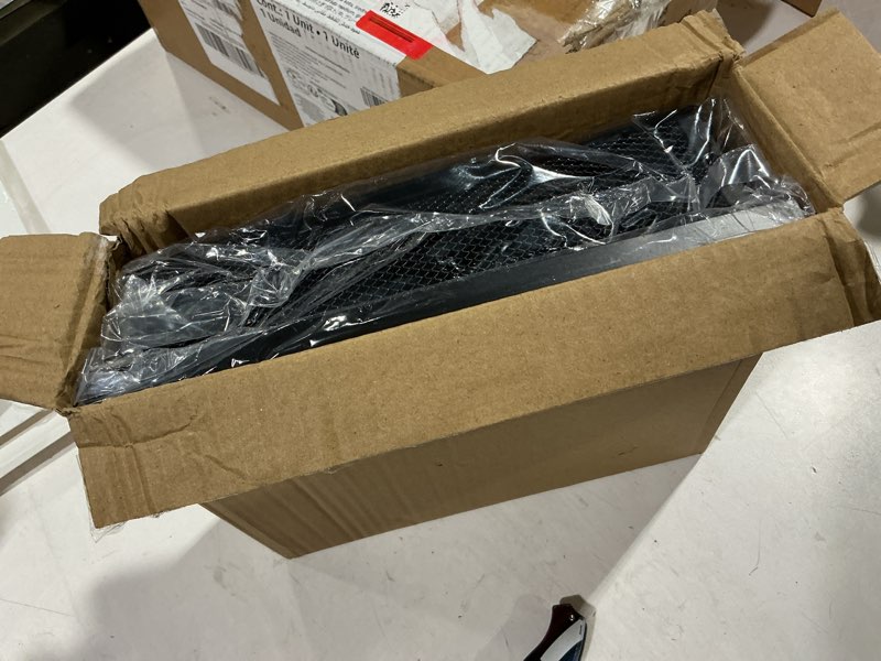 Condition photo showing New/Like New for 5-Section Vertical Desktop Organizer, 5-Section Mesh File Folder Stand Sorter for Office Home Classroom Organization (1, Black) Black 1