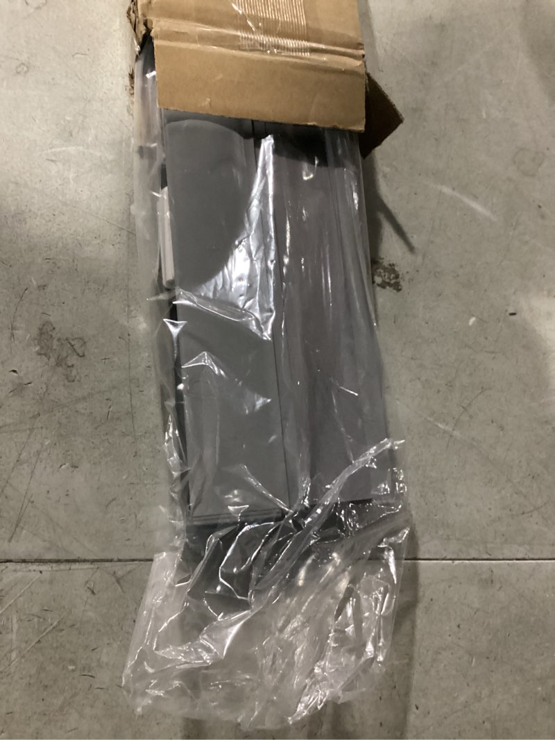 Condition photo showing Good Condition for dez furnishings cordless 1" light filtering pleated shade, fabric, 34"w x 64"h, silver gray