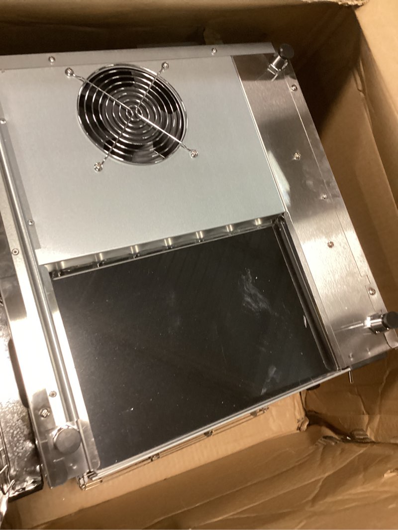 Condition photo showing As Is for waring commercial cts1000 coneyer toaster, 450 slices per hour, 120v, 1800w, 5-15 phase plug