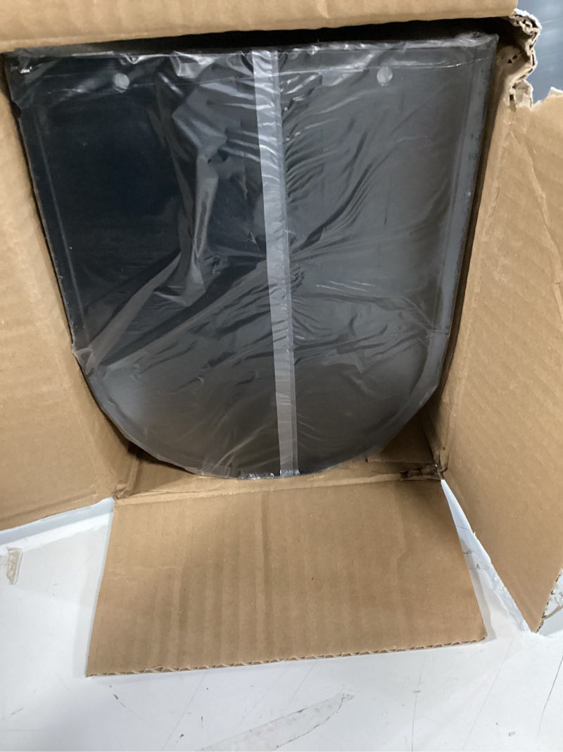 Condition photo showing Good Condition for Black Metal Mailboxes for Outside Post Mount, Standard Mail Box, Galvanized Steel Heavy Duty Mailbox, Medium Capacity, 19 x 8.7 x 6.7 inches