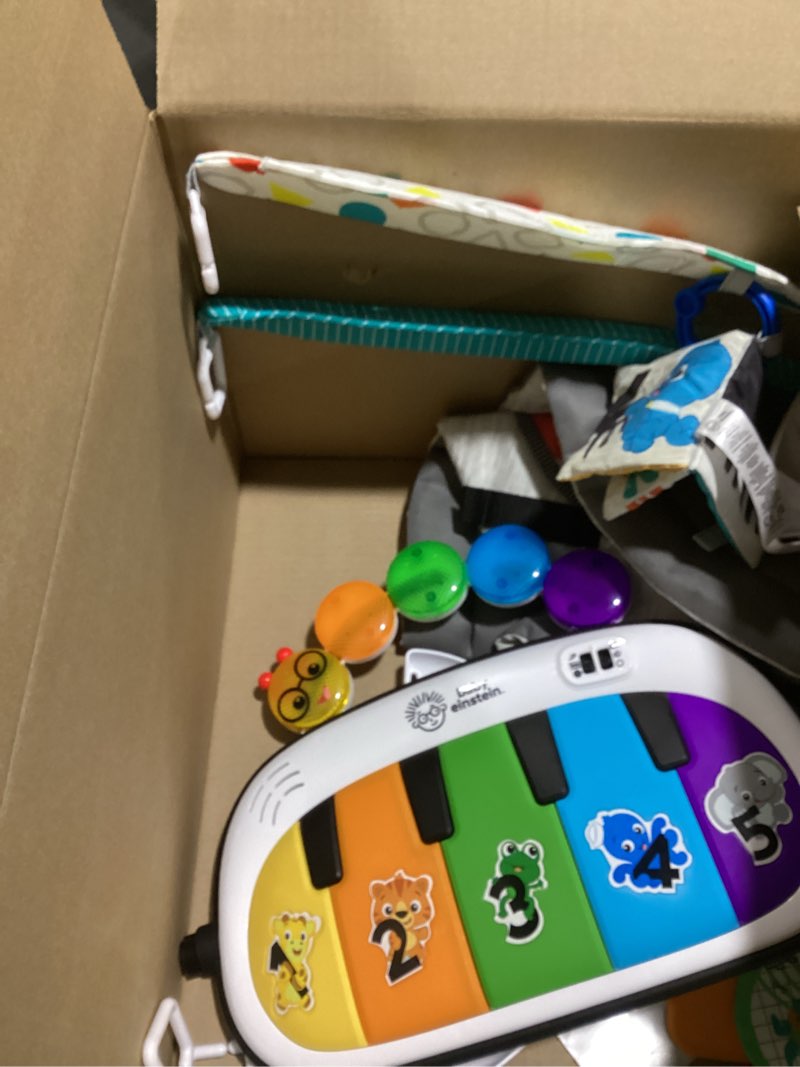 Condition photo showing Good Condition for baby einstein 4-in-1 kickin' tunes music and language play gym and piano tummy time activity mat kickin tunes 4-in-1 mat