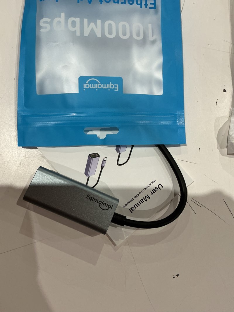 Condition photo showing Good Condition for usb a to ethernet adapter?usb 3.0 gigabit to ethernet adapter compatibility 100/1000mbps,compatible with windows, mac os, linux, pc, laptops, and more usba to rj45