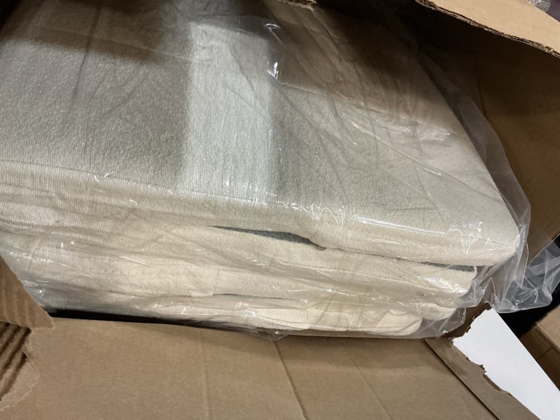 Condition photo showing Good Condition for chair cushions set of 2, dinning chair cushions, kitchen chair cushion, chair pads for dining chairs, removable cover, machine washable, non-slip bottom (18 x 18 x 1.8 inch) teddy fleece
