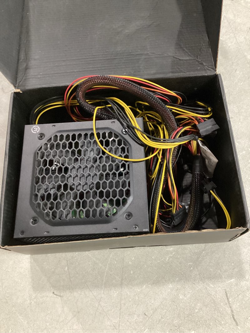 Condition photo showing Good Condition for asrock pro-650g power supply - 650w 80 plus gold certified, atx 3.1 ready, 120mm fan, full protection circuit, 3-year warranty
