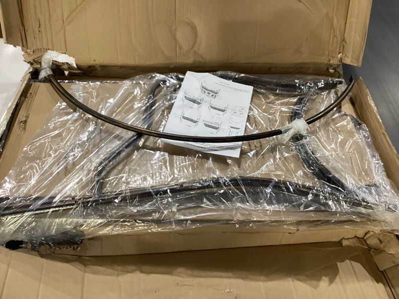 39.7" outdoor bench, garden bench, patio bench with armrest, slatted seat and butterfly pattern back