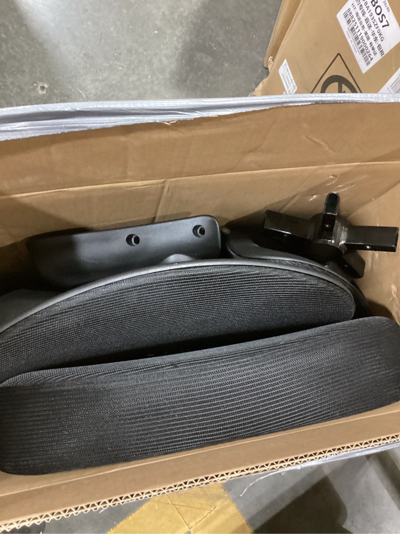 Condition photo showing New/Like New for Ergonomic Office Chair with Headrest 3D, Mesh Office Desk Chair with Adjustable Lumbar Support, Computer Chair with Flip up Armrests, 350LBS Capacity - Design for Home/Offices - Black