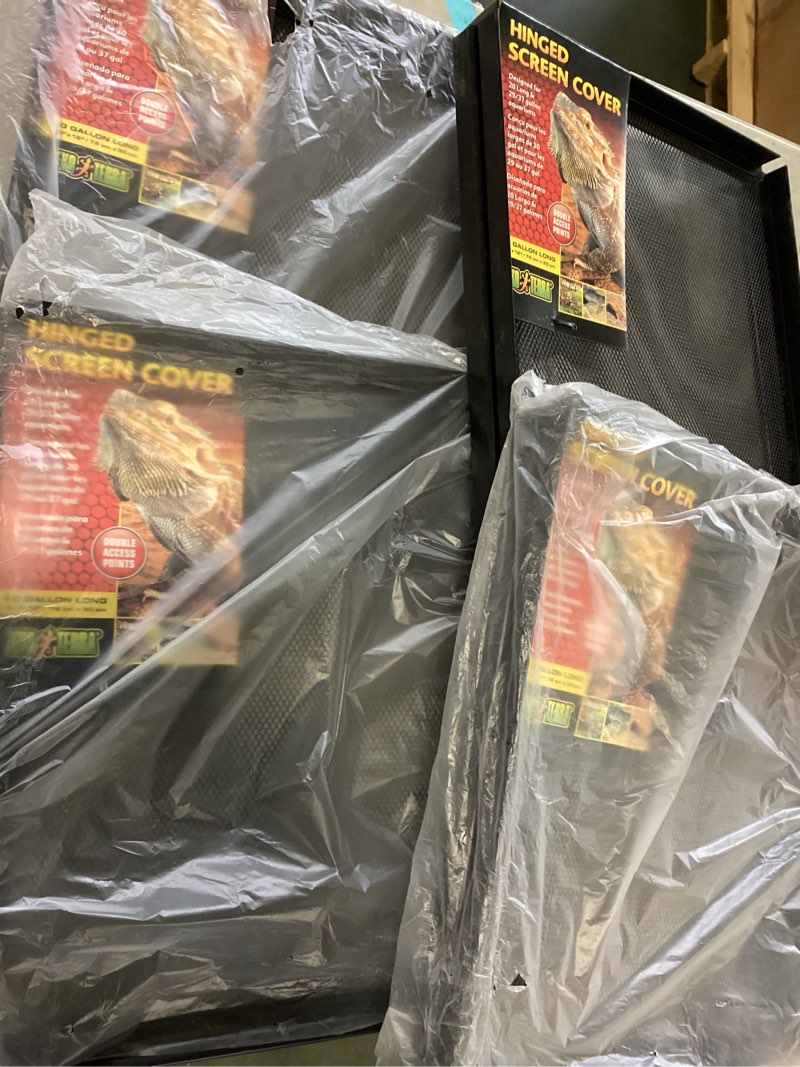 Condition photo showing New/Like New for (Pack Of 4) Exo Terra Screen Cover for Hinged Door, 20 to 29-Gallon