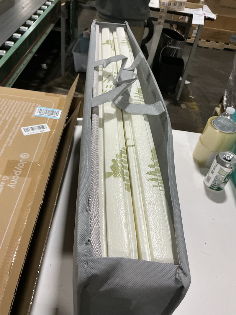 Condition photo showing Good Condition for Baby Play Mat, 71x59 Inch Foldable Play Mats for Babies and Toddlers, Waterproof & Anti-Slip Portable Foam Floor Mat for Tummy Time with Travel Bag Indoor Outdoor Forest 59x71x0.4 Inch