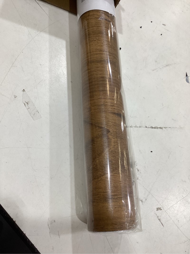 Condition photo showing Good Condition for cosnight 23.6" ×118" wood grain wallpaper peel and stick vinyl film self adhesive decor wall paper for cabinet drawer shelf liner easy to clean 23.6" x 118" brown